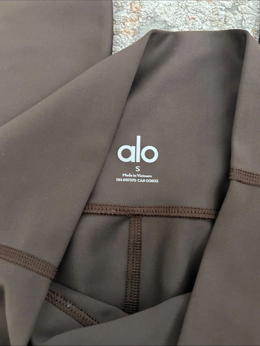 ALO Yoga Brown High-Waist Leggings